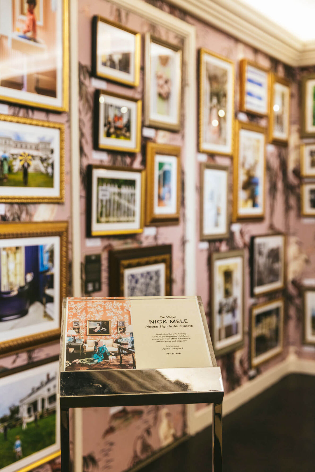 Nick Mele Exhibit at Bergdorf