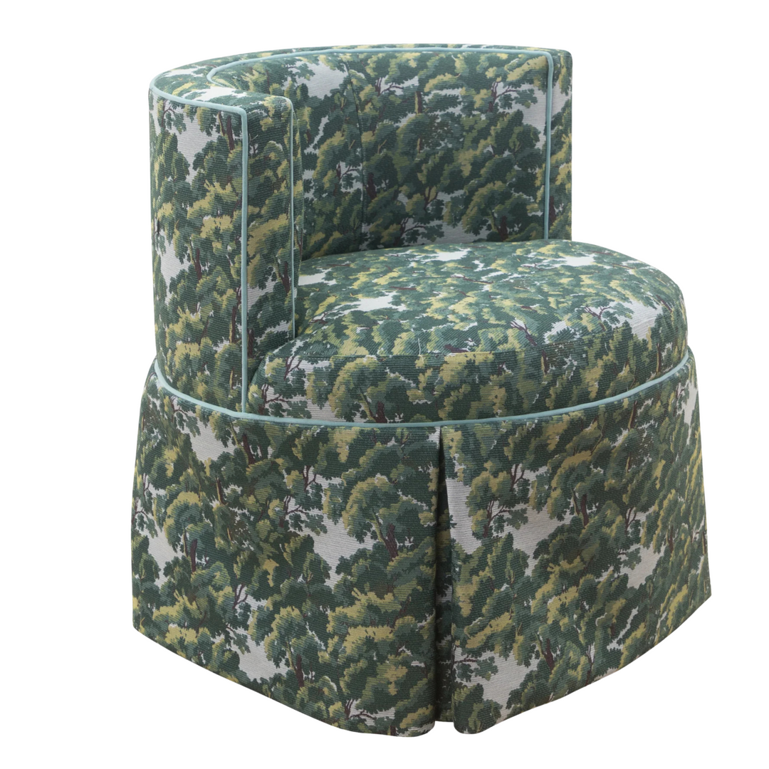 King Barrel Back Lounge Chair in Highland Oaks Torrent