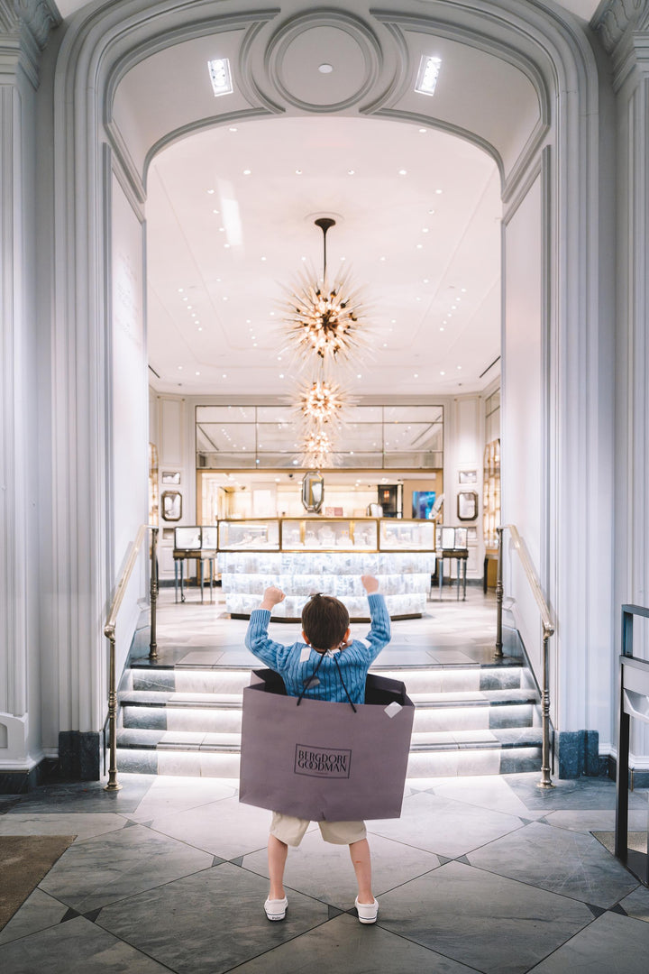 Bag Man by Nick Mele x Bergdorf Goodman, unframed fine art print with white border